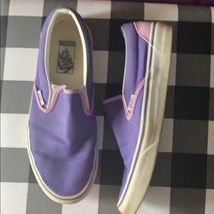 custom purple vans